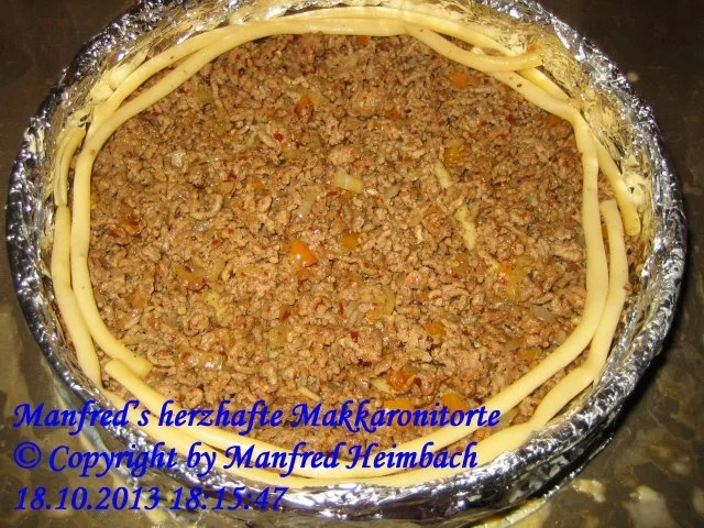 Auflauf – Manfred’s herzhafte Makkaronitorte - Rezept - Bild Nr. 8