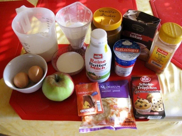 Apfelkuchen mit Schoko und Zimt - Rezept - Bild Nr. 2