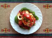 Rezept: Tomatensalat " HOT " Tomatensalat " HOT " - Rezept