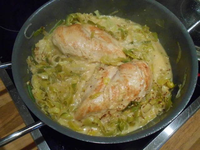 Hähnchen mit Senfsoße - Rezept