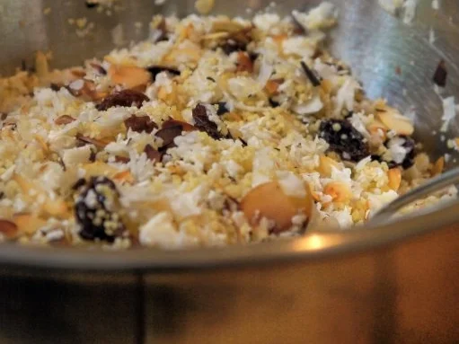 Rezept: Orientalischer Couscous mit Gewürzjoghurt Bild Nr. 10 Orientalischer Couscous mit Gewürzjoghurt - Rezept - Bild Nr. 10