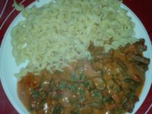 Boef Stroganoff - Rezept