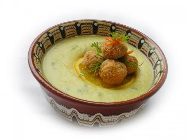 Fenchel- Orangensuppe mit feurigen Fisch-Bällchen - Rezept
