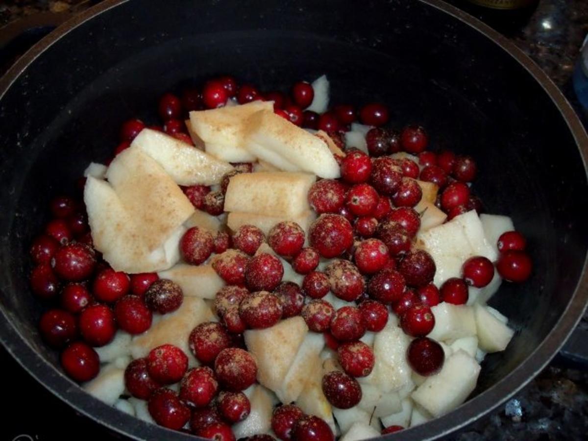 Birnen-Cranberry-Marmelade - Rezept - Bild Nr. 2