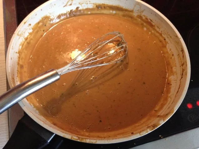 Mit Pilzen gefülltes Schweinsfilet auf Cognacsauce - Rezept - Bild Nr. 7