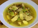 Hühnersuppe mit Linsen - Rezept