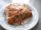 Gemüsestrudel mit Tomatensauce - Rezept