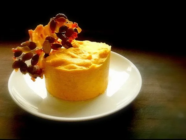 Kürbis-Mousse mit Kürbis-Florentiner - Rezept