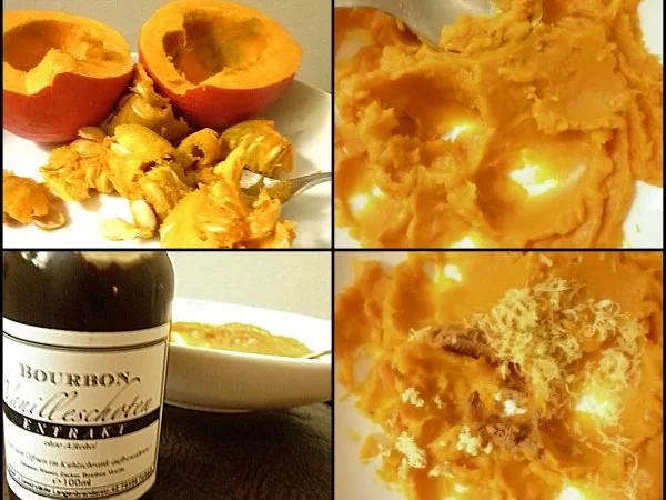 Kürbis-Mousse mit Kürbis-Florentiner - Rezept - Bild Nr. 3