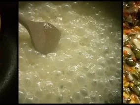 Kürbis-Mousse mit Kürbis-Florentiner - Rezept - Bild Nr. 8