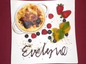 Gratine von Mango mit Mango-Sorbet und Beerenfrüchten - Rezept