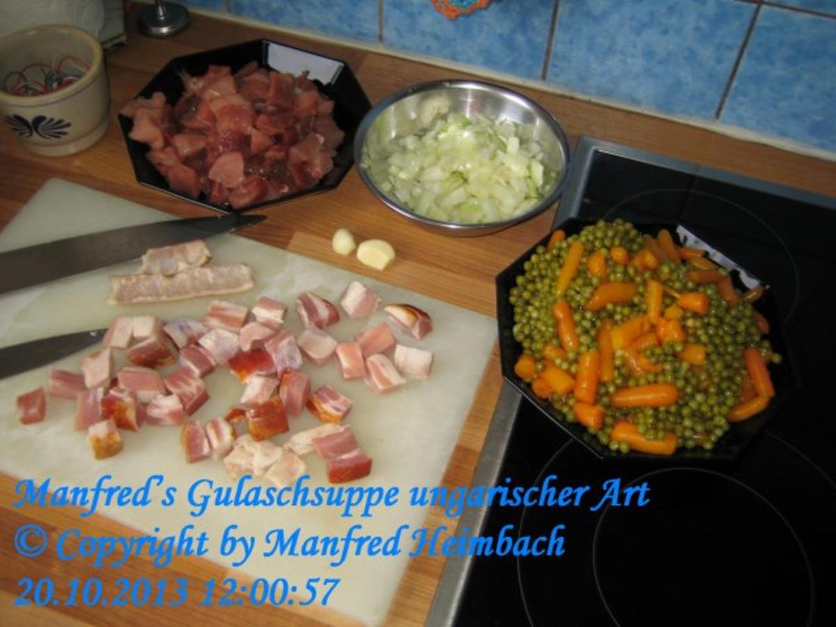 Suppen – Manfred’s Gulaschsuppe ungarischer Art - Rezept - Bild Nr. 5