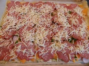 Kürbis-Käsekuchen vom Blech - Rezept