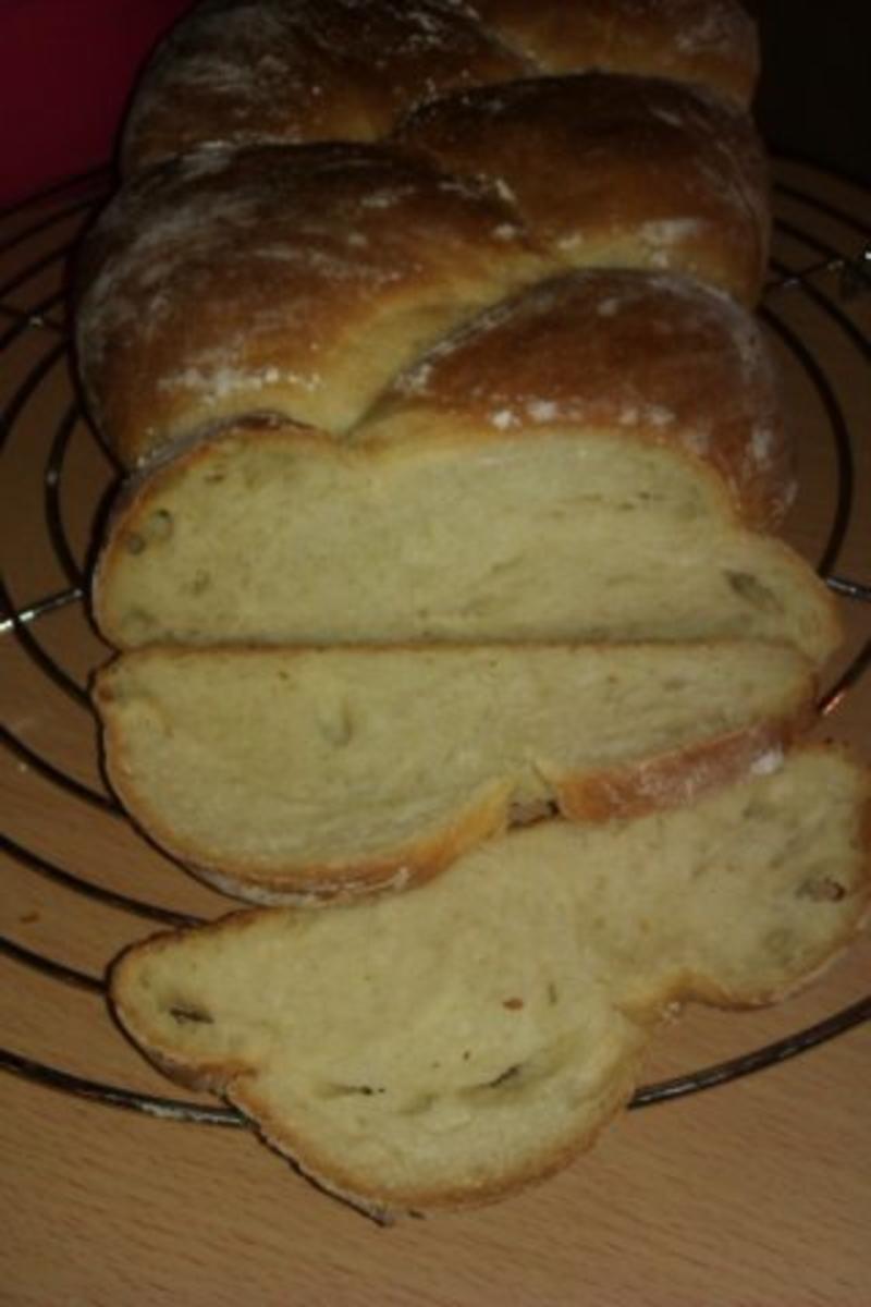 Frischkäse-Brot-Zopf - Rezept