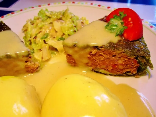 Rezept: Hackfleisch-Torte aus dem Wasserbad ... Bild Nr. 8 Hackfleisch-Torte aus dem Wasserbad ... - Rezept - Bild Nr. 8