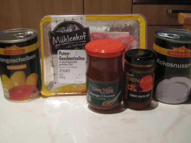 Rezept: Putencurry mit Mango Bild Nr. 2 Putencurry mit Mango - Rezept - Bild Nr. 2