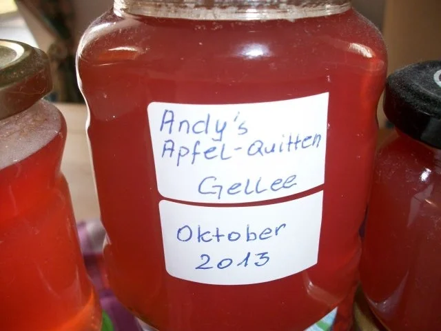 Andy´s  Apfel-Quitten Gelee - Rezept