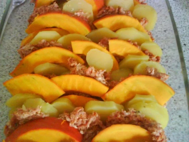 Rezept: Kürbis-Hack-Auflauf Bild Nr. 7 Kürbis-Hack-Auflauf - Rezept - Bild Nr. 7