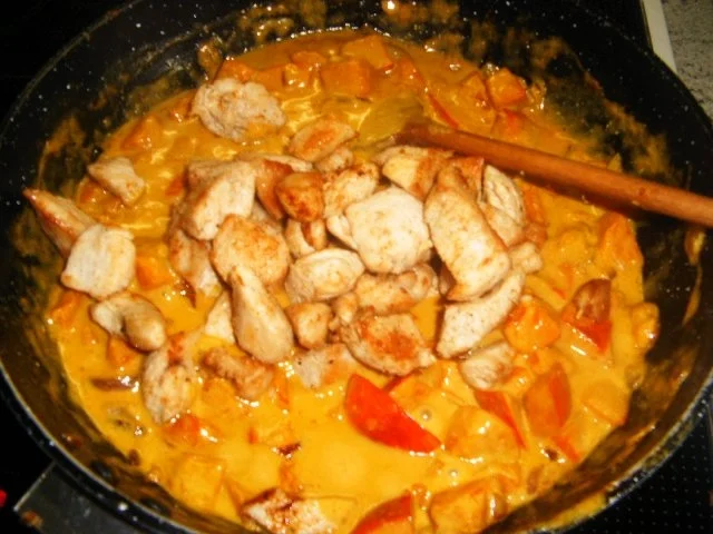 Rezept: Kürbis - Hännchen-Geschnetzeltes Bild Nr. 6 Kürbis - Hännchen-Geschnetzeltes - Rezept - Bild Nr. 6