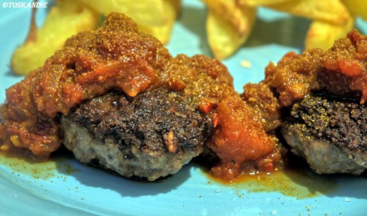 Bilder für Bouletten mit Currysauce und Pommes Frites - Rezept