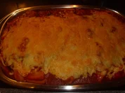 Ravioli- Bolognese Auflauf mit Gemüse - Rezept