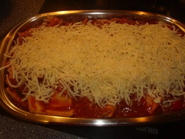 Rezept: Ravioli- Bolognese Auflauf mit Gemüse Bild Nr. 7 Ravioli- Bolognese Auflauf mit Gemüse - Rezept - Bild Nr. 7