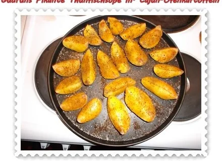 Rezept: Fisch: Pikante Thunfischsoße mit Cajun-Kartoffelspalten Bild Nr. 8 Fisch: Pikante Thunfischsoße mit Cajun-Kartoffelspalten - Rezept - Bild Nr. 8