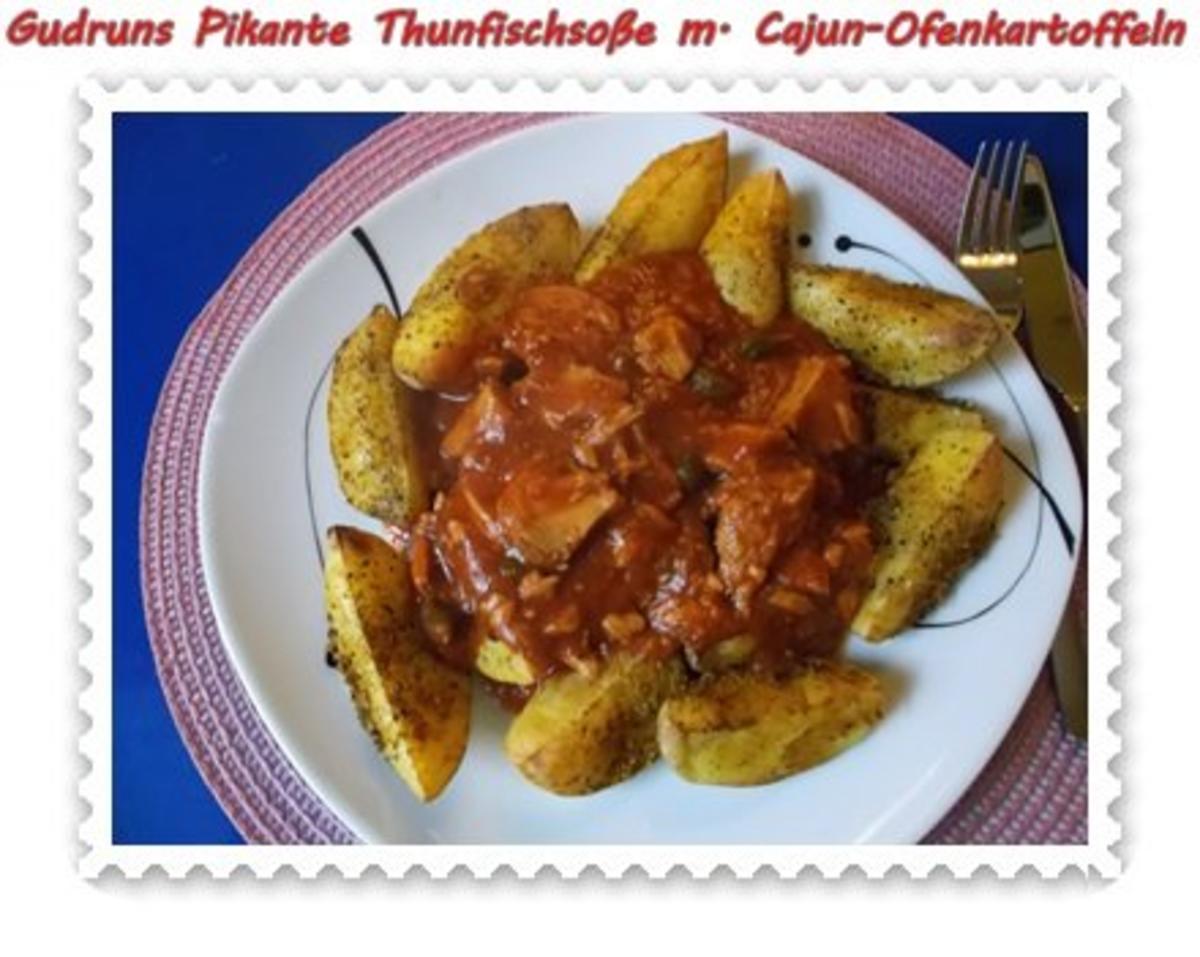 Fisch: Pikante Thunfischsoße mit Cajun-Kartoffelspalten - Rezept - Bild Nr. 12