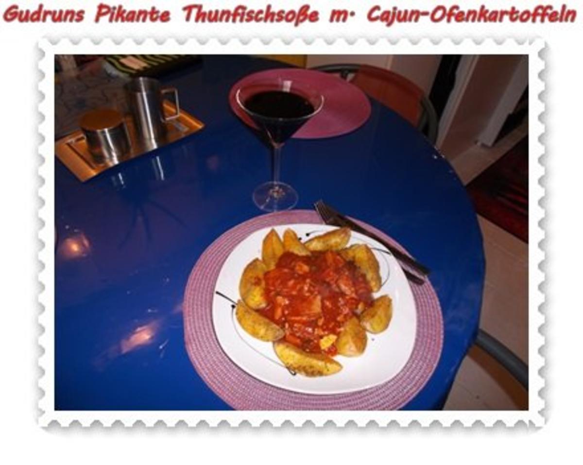 Fisch: Pikante Thunfischsoße mit Cajun-Kartoffelspalten - Rezept - Bild Nr. 11