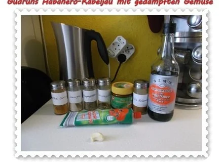 Fisch: Habanero-Kabeljau mit gedämpften Gemüse und Tomatensoße - Rezept - Bild Nr. 7