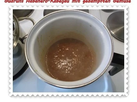 Fisch: Habanero-Kabeljau mit gedämpften Gemüse und Tomatensoße - Rezept - Bild Nr. 8