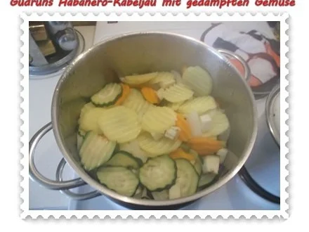 Fisch: Habanero-Kabeljau mit gedämpften Gemüse und Tomatensoße - Rezept - Bild Nr. 9