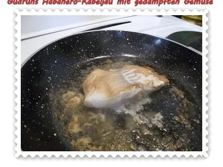 Fisch: Habanero-Kabeljau mit gedämpften Gemüse und Tomatensoße - Rezept - Bild Nr. 12