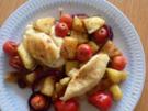 Patisson Kürbis mit Äpfeln und Zwiebeln - Rezept