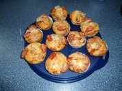 Pikante Tomaten - Parmesan - Muffins - Rezept