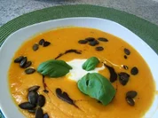 Kürbis-Mais-Süppchen - Rezept