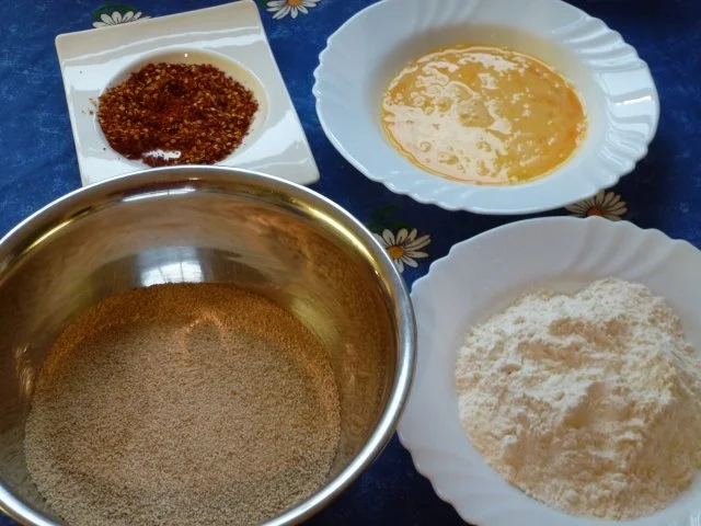 Rezept: Rustikale selbstgemachte verschärfte Lachsstäbchen mit Kartoffelsalat Bild Nr. 8 Rustikale selbstgemachte verschärfte Lachsstäbchen mit Kartoffelsalat - Rezept - Bild Nr. 8