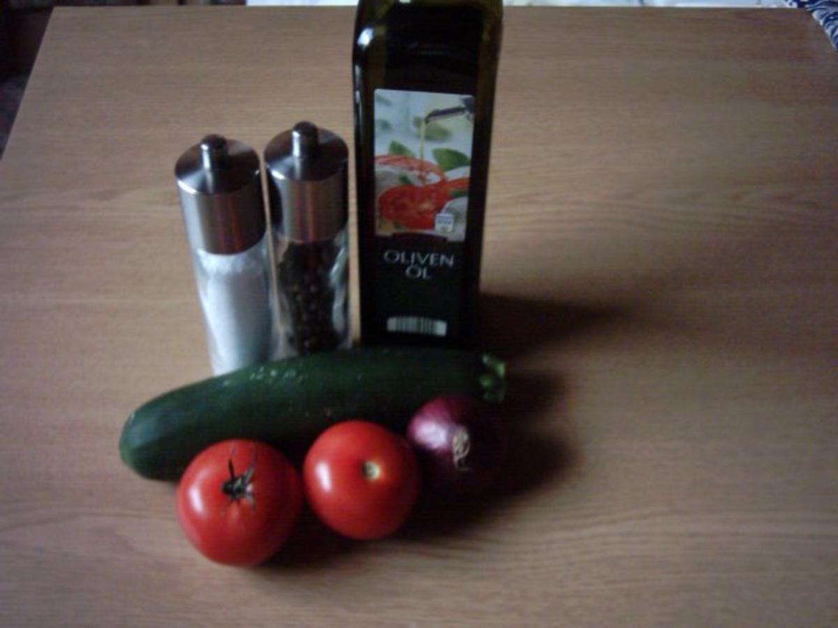 Zucchini - Tomaten - Zwiebel - Gemüse mit Reisnudeln - Rezept - Bild Nr. 2