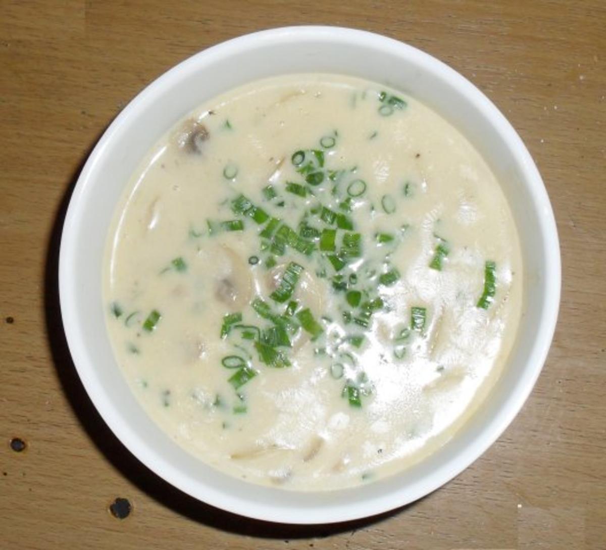 Champignoncremesüppchen - Rezept