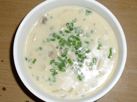 Champignoncremesüppchen - Rezept