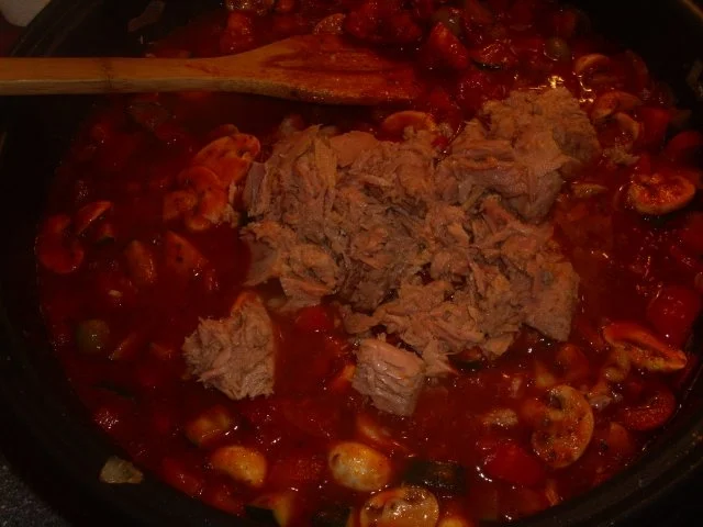 Reispfanne mit Thunfisch, Paprika und Tomaten - Rezept - Bild Nr. 4