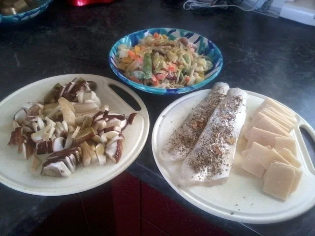 Zander-Nudelauflauf mit Gemüse und Steinpilzen - Rezept - Bild Nr. 2