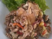 Zander-Nudelauflauf mit Gemüse und Steinpilzen - Rezept