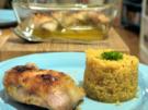 Fenchel, Quinoa, Hähnchenkeulen - Rezept