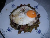 Rezept: Herzhafte Erbsen-Pfanne Herzhafte Erbsen-Pfanne - Rezept