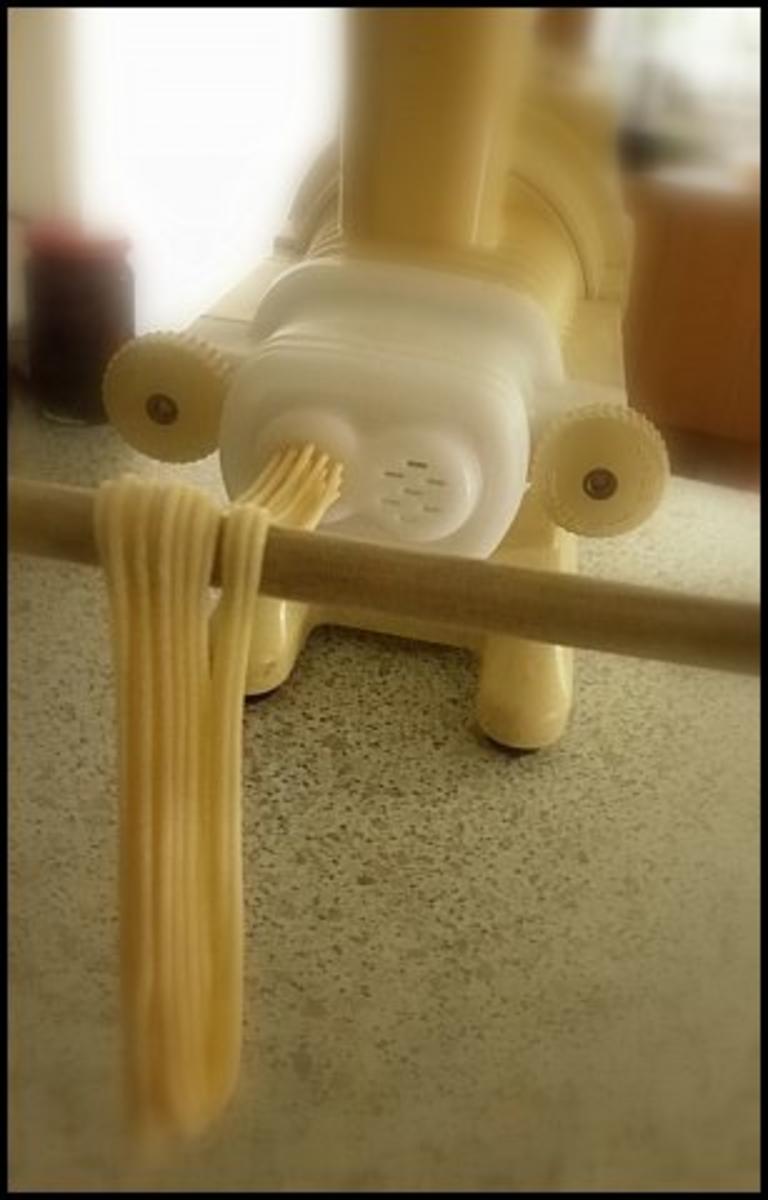 selbstgemachte Spaghetti mit scharfen Pilzen - Rezept - Bild Nr. 6