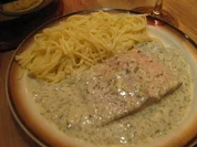 Sauce für Lachs-Sahne-Gratin selbst gemacht - Rezept