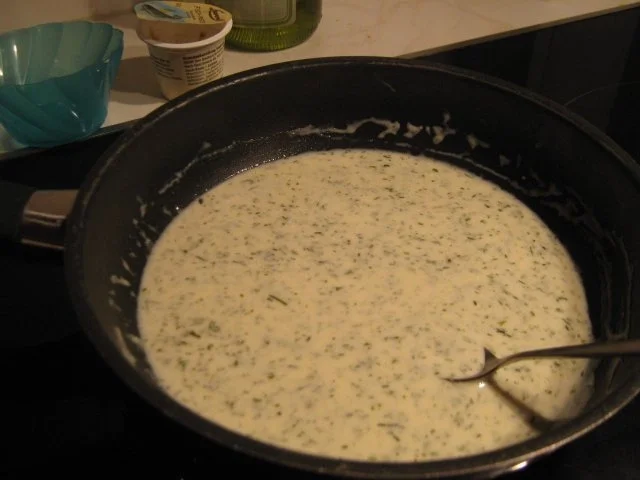 Sauce für Lachs-Sahne-Gratin selbst gemacht - Rezept - Bild Nr. 3