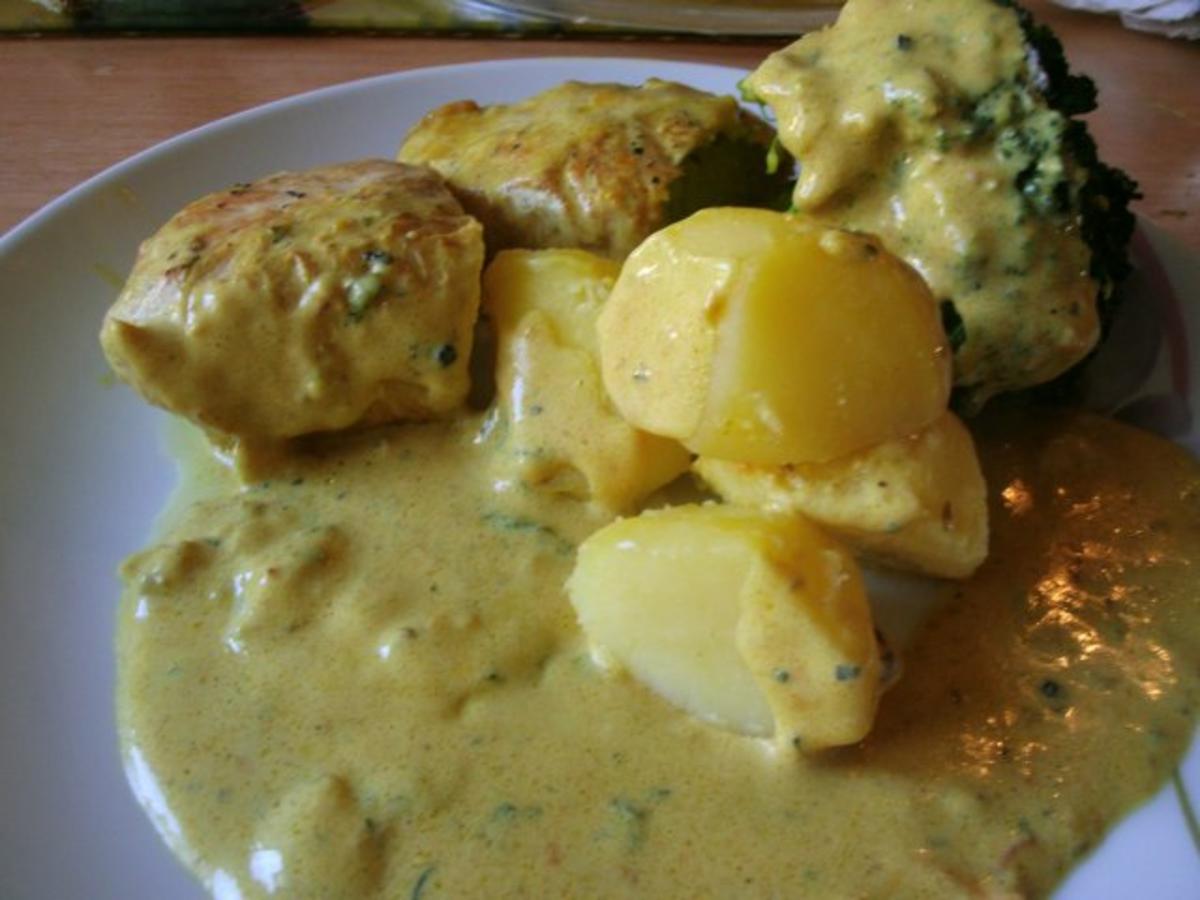 Putenfilet in Käse - Currysauce - Rezept - Bild Nr. 2