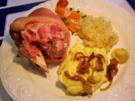 Gepökelte Haxe mit Kraut ... - Rezept